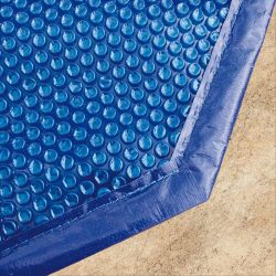 Bâche à bulles pour piscine bois Altanka hexagonale