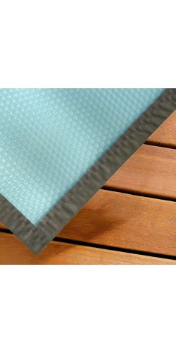 Bâche à bulles luxe SolGuard pour piscine bois Sunbay Gre rectangulaire