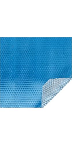 Bâche à bulles standard 400 microns bleu - argent