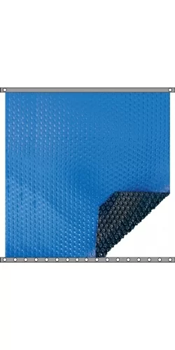 Bâche à bulles Duo 400 microns bleu - noir