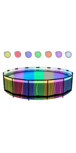 Piscine Bestway Ronde Steel Pro Max 4,57 x h1,07m avec éclairage LED