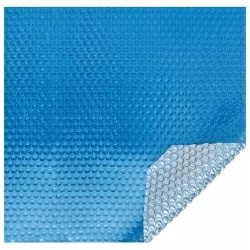 Bâche à bulles Eco 500 microns bleu - argent