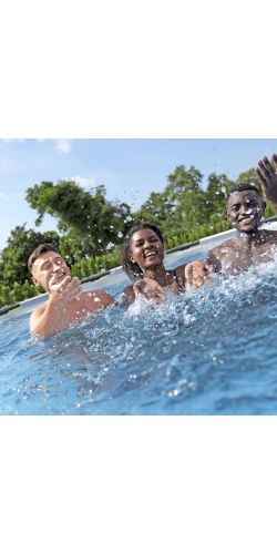 Piscine Bestway Ronde Steel Pro Max 4,57 x h1,07m avec éclairage LED