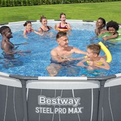 Piscine Bestway Ronde Steel Pro Max 4,57 x h1,07m avec éclairage LED