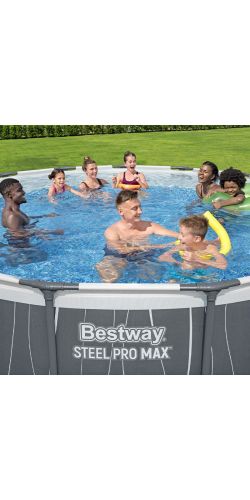 Piscine Bestway Ronde Steel Pro Max 4,57 x h1,07m avec éclairage LED