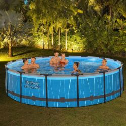 Piscine Bestway Ronde Steel Pro Max 4,57 x h1,07m avec éclairage LED