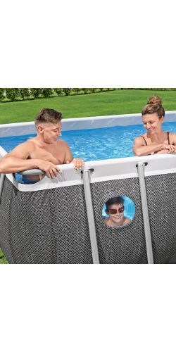 Piscine Bestway Steel Pro Max Splashview 4,88 x 2,44 x h1,22m