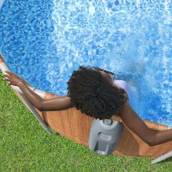 Piscine Bestway ovale Steel Pro Max Comfort Jet 610x366 h1,22m à cartouche