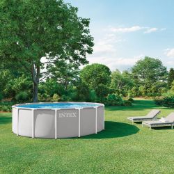 Piscine tubulaire Intex Prism Frame 4,57 x h1,22m