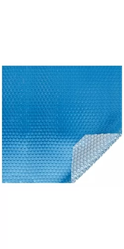Bâche à bulles Eco 400 microns bleu - argent