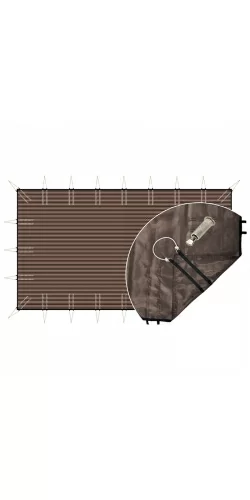 Bâche d'hivernage filtrante classic sandows + pitons douille