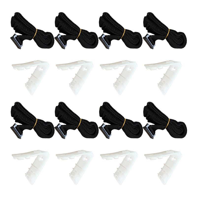 Lot de 8 sangles pour enrouleur de bâche à bulles Presto Alux Kokido