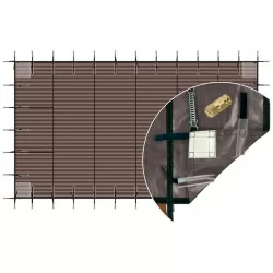 Bâche d'hivernage filtrante luxe ressorts + pitons escamotable Bâche d'hivernage filtrante luxe ressorts + pitons escamotable