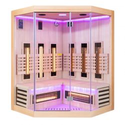 Sauna infrarouge Sense IR 2-3 places angulaire