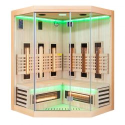 Sauna infrarouge Sense IR 2-3 places angulaire