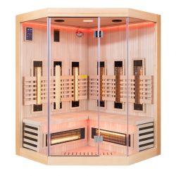 Sauna infrarouge Sense IR 2-3 places angulaire