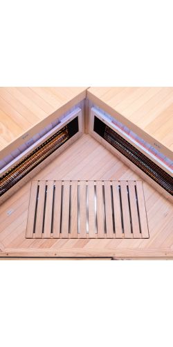 Sauna infrarouge Sense IR 2-3 places angulaire