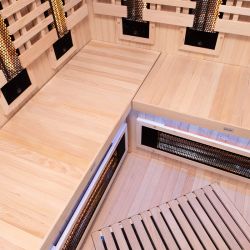 Sauna infrarouge Sense IR 2-3 places angulaire
