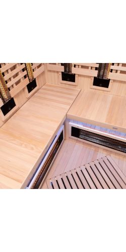 Sauna infrarouge Sense IR 2-3 places angulaire