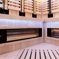 Sauna infrarouge Sense IR 2-3 places angulaire