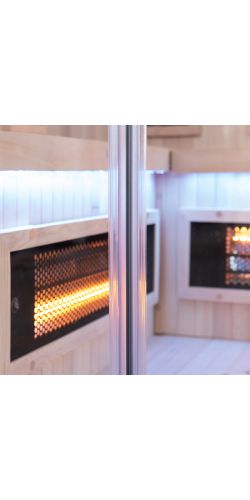 Sauna infrarouge Sense IR 2-3 places angulaire