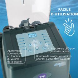 Electrolyseur au sel Gre pour piscine hors-sol