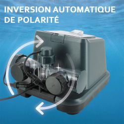 Electrolyseur au sel Gre pour piscine hors-sol