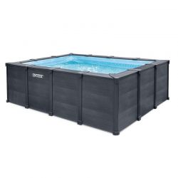 Liner pour piscine Intex Graphite tubulaire rectangulaire