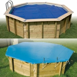 Bâches pour piscines bois