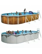 Piscines acier ovales