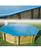 Bâche d'hivernage pour piscines bois