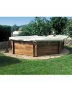 Bâche hivernage sur mesure pour piscine bois