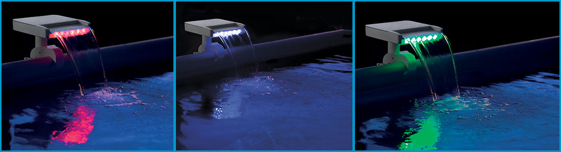 Cascade Intex LED Luxe pour piscine tubulaire