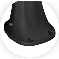 Socle de fixation douche solaire Cobra 32L courbe Poolstar