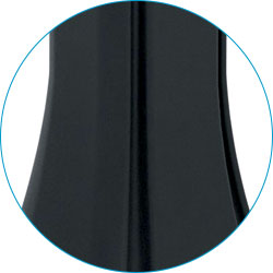 Structure PEHD recyclable de la douche solaire Happy Go 23L droite Poolstar