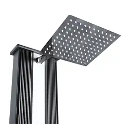 Pommeau effet miroir de la douche solaire Dada 40L droite Poolstar