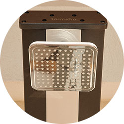 Pommeau effet pluie de la douche solaire Spring 30L courbe Poolstar