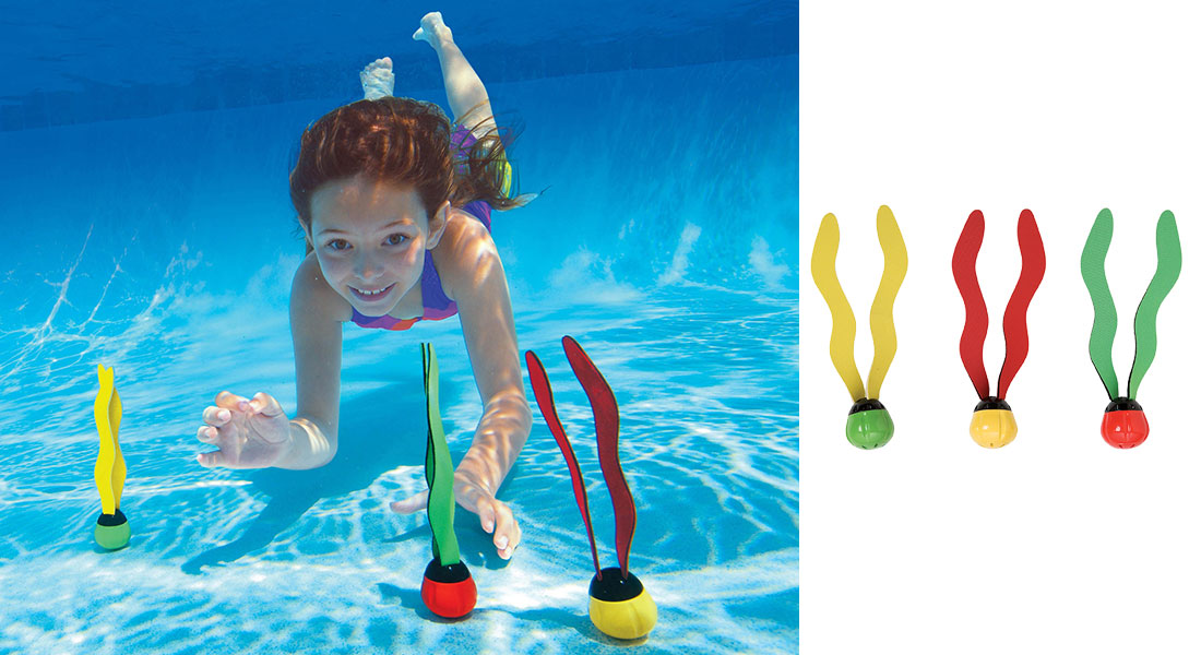 Jeu de plongée balles pour piscine