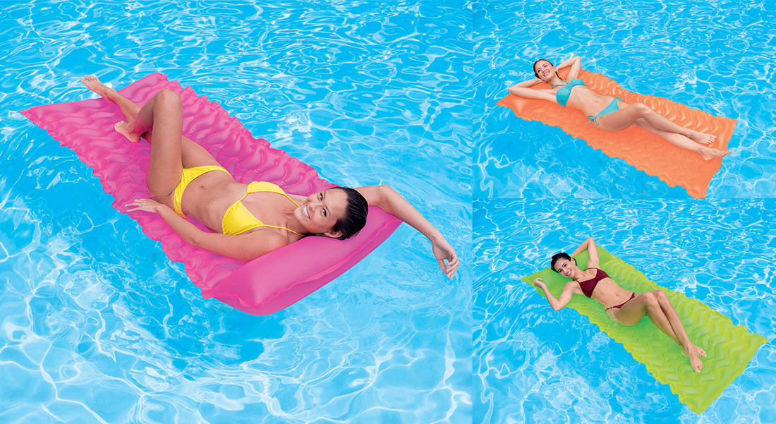 Matelas a rouler pour piscine et plage