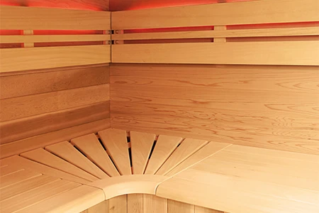 Intérieur Sauna à vapeur Eccolo 6 places