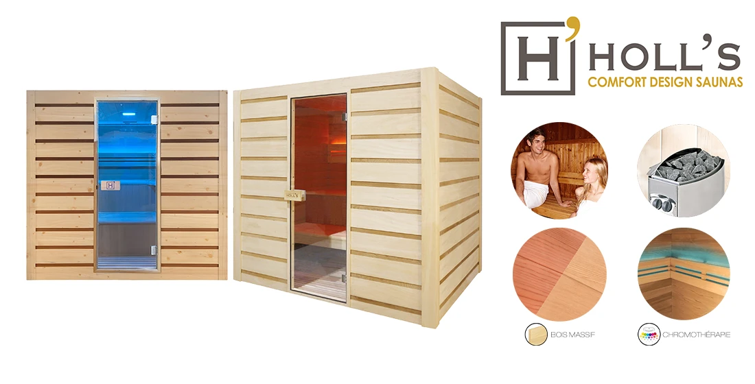 Sauna vapeur Eccolo 6 places