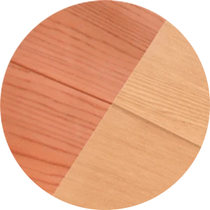 Hemlock et Cèdre rouge du Canada