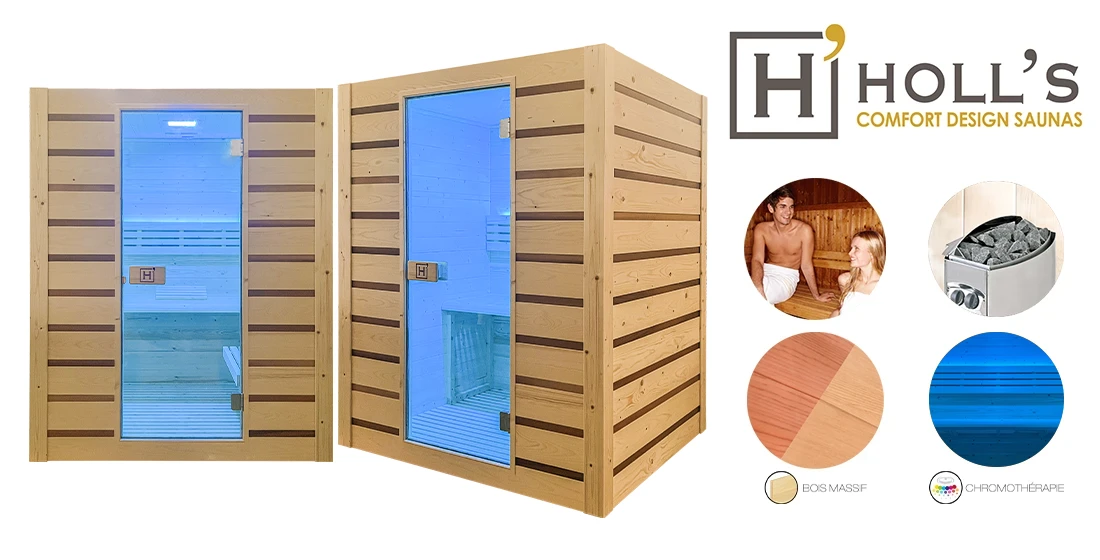 Sauna vapeur Eccolo 2 places