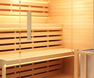 Intérieur Sauna à vapeur Sense 3-4 places