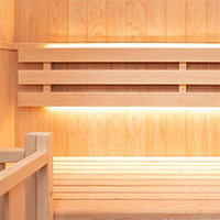 Luminaire Sauna vapeur