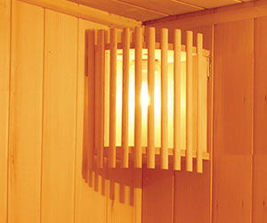 Luminaire Sauna vapeur