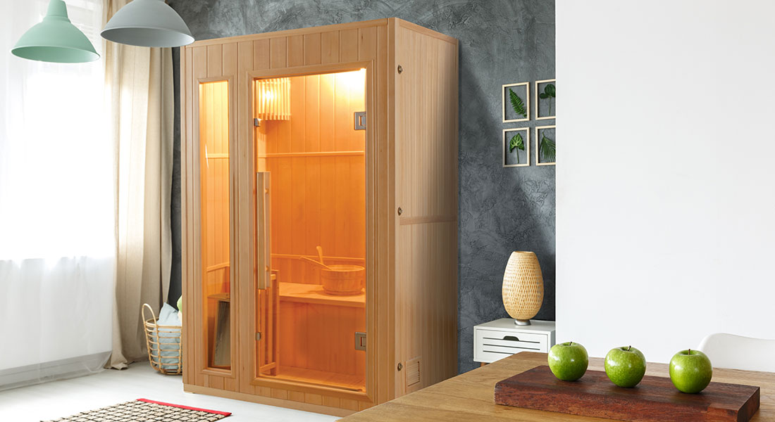 Sauna traditionnel vapeur Zen 2 places