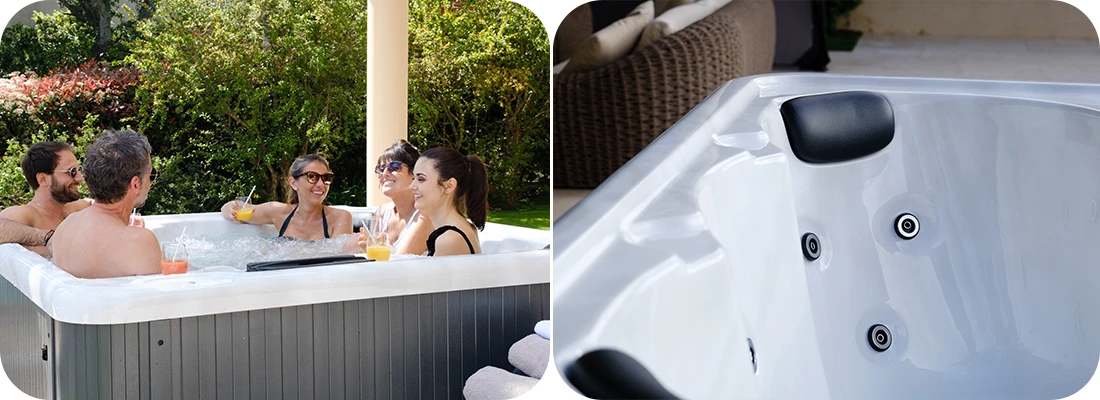 Spa rigide Bestway 5 places avec cuve acrylique