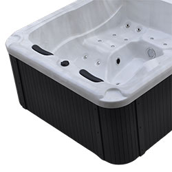 Entourage composite anthracite du spa rigide acrylique Bestway