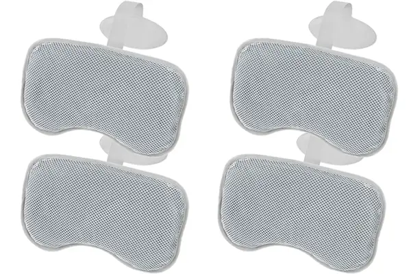 4 coussins appuis-têtes ajustables
